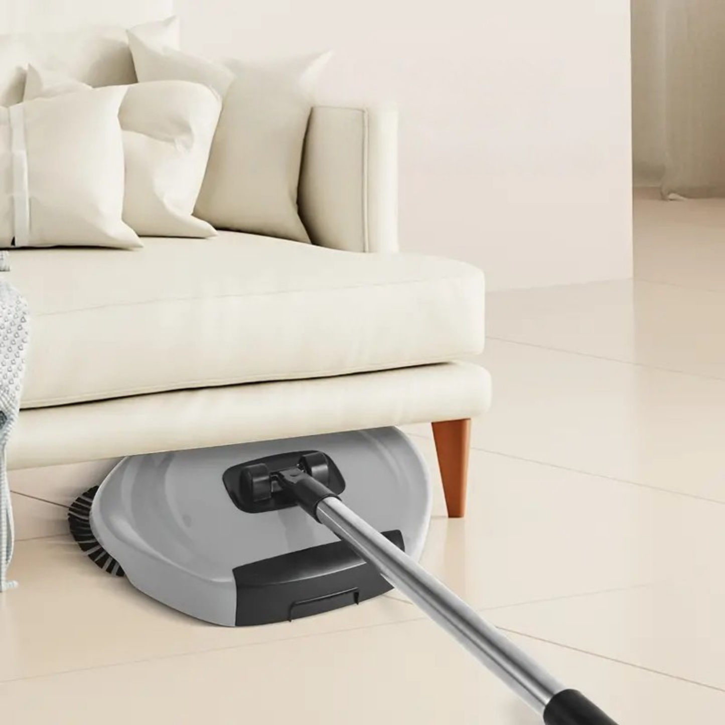 Mătură Rotativă Manuală + 4 Rezerve de Pânză