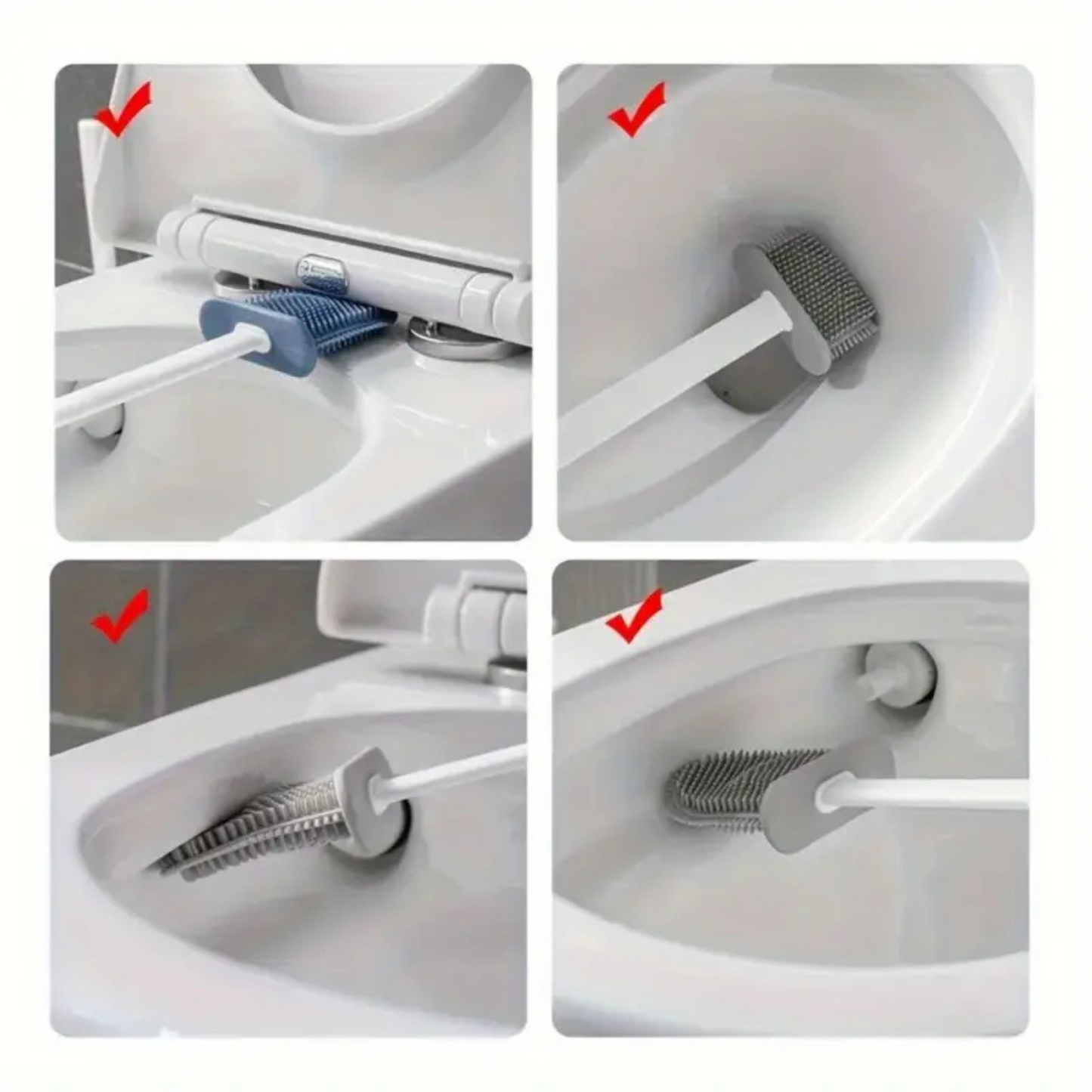 1+1 Set Perie de Toaleta cu Suport - Design Modern si Eficient